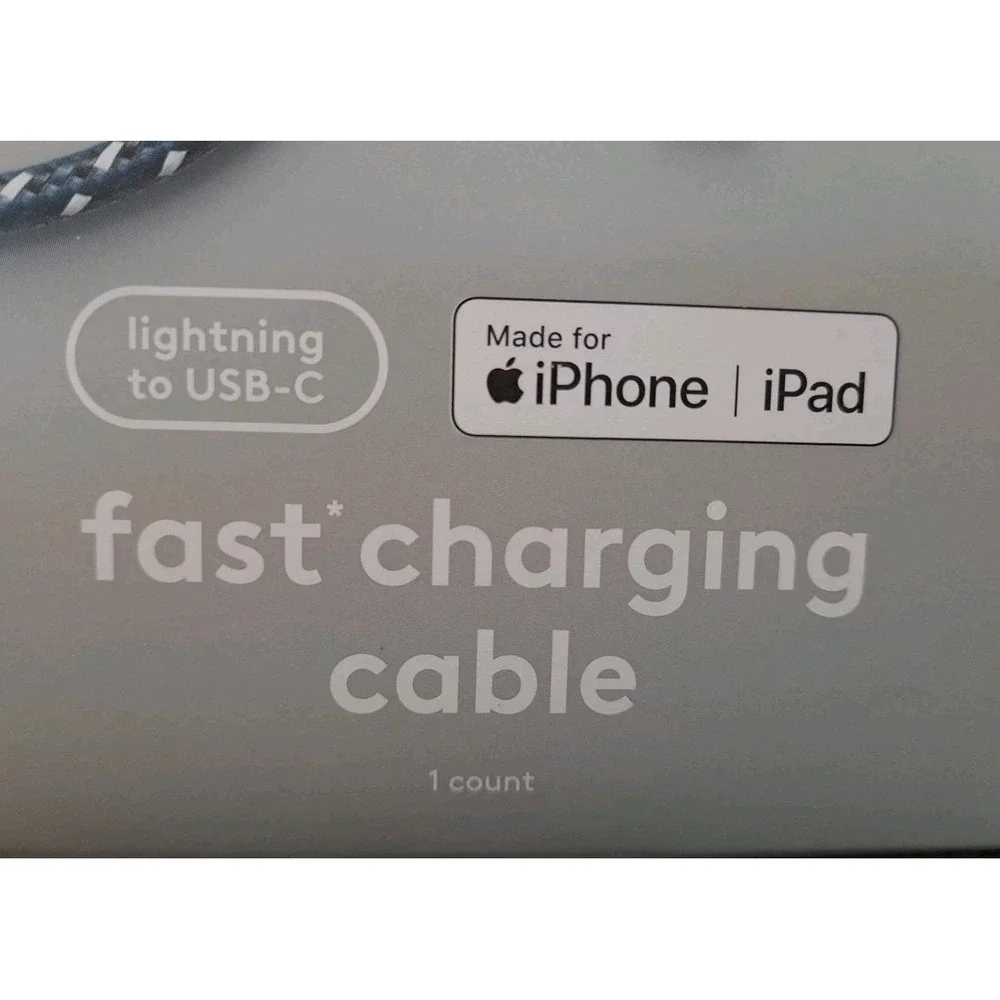 NIB‎ Heyday Artist Series Fast Charging Cable To USB-C IPhone 6ft Cord